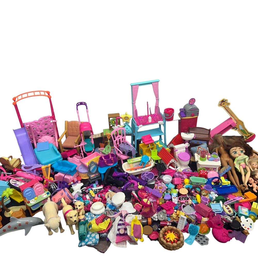 HUGE BARBIE AND ACCESSORIES LOT